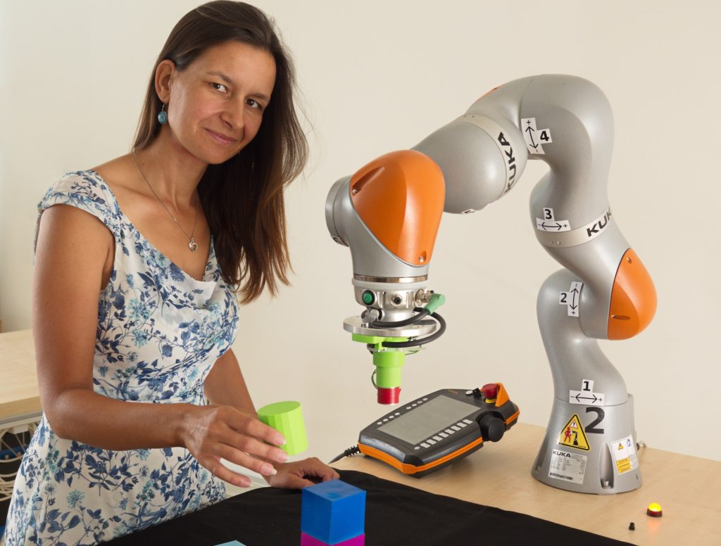 Karla Stepanova teaches a robot by demonstration.